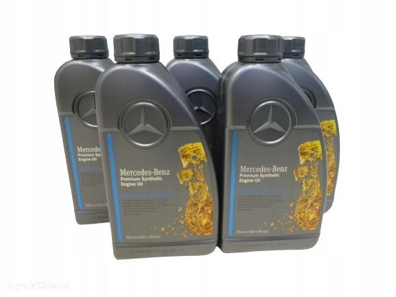 MERCEDES BENZ OLEJ SYNTETYCZNY 5W30 5W 30 MB 229.5 CENA ZA 5 LITRÓW - 1