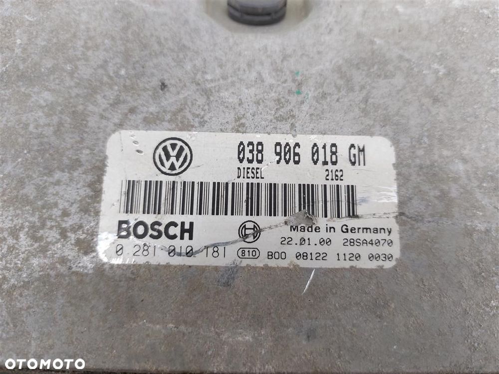 Komputer sterownik silnika Skoda Octavia I 1996-2011 1,9 TDI 0281010181 - 2