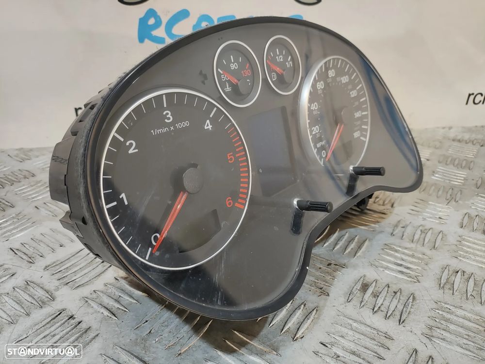 QUADRANTE MOSTRADOR PAINEL INSTRUMENTOS AUDI A3 8P 8P1 FASE II 2 SLINE S-LINE S LINE 8P0920981F 8P0920981 - 3