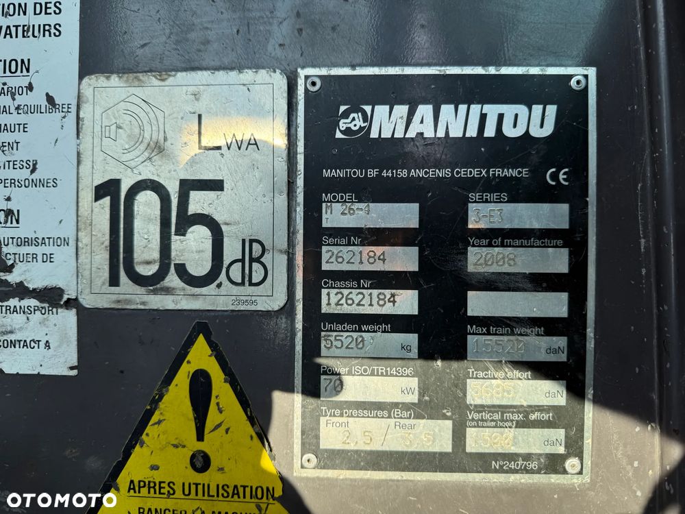 Manitou M26-4 - 22