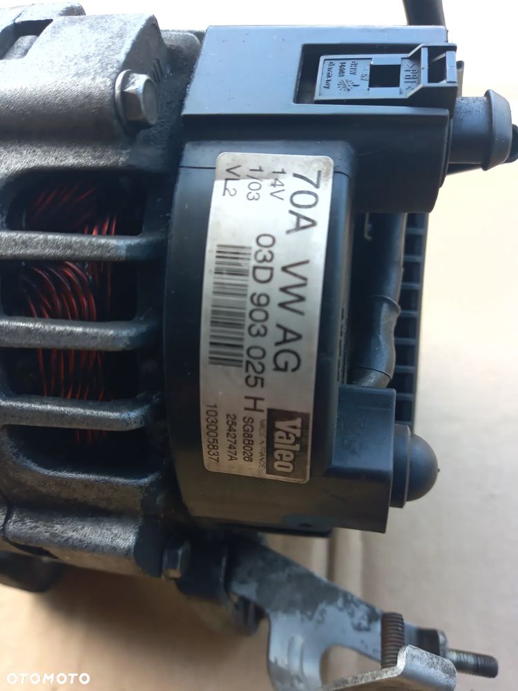 VW Polo 9N Skoda Fabia Seat Ibiza alternator 1.2 6V 70A   90A 03D903025H  03D903025J - 3