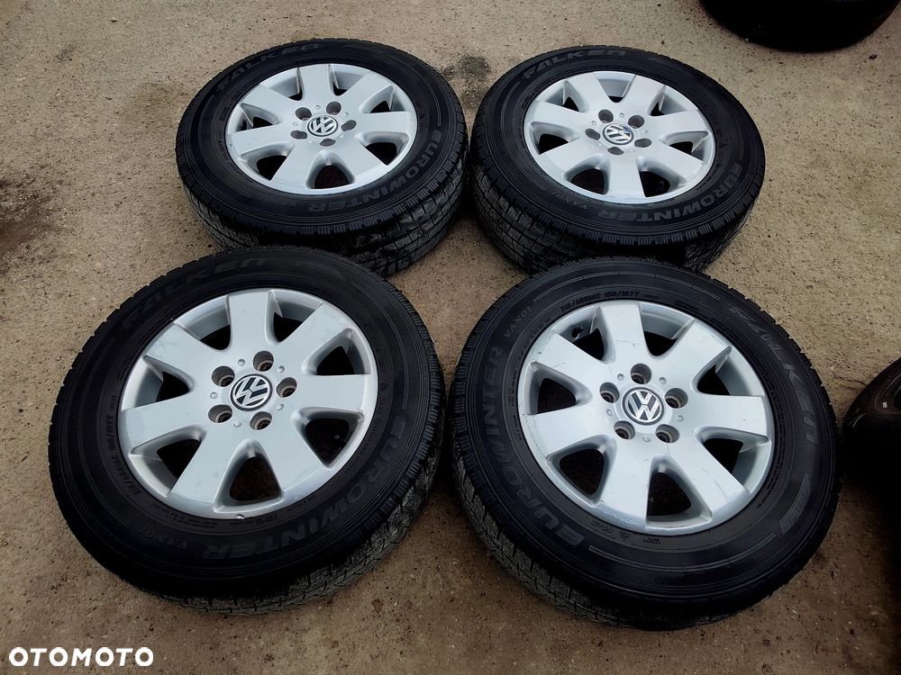 5x120 Felgi Aluminiowe Alufelgi Oryginalne 16 C 16C Koła Zimowe Zima VW T5 T6 Transporter Caravelle Legnica ALU-RAD 215/65 7,5mm - 1
