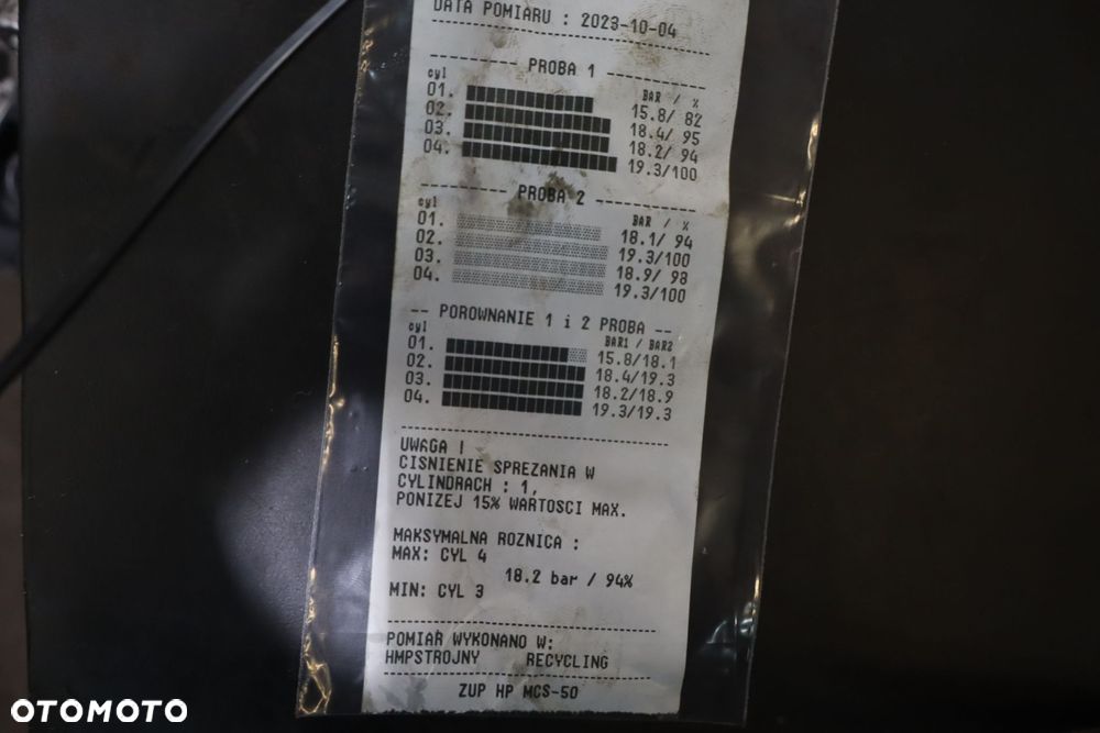 SILNIK LAGUNA III 2.0DCI 130KM M9RA802 TEST - 2