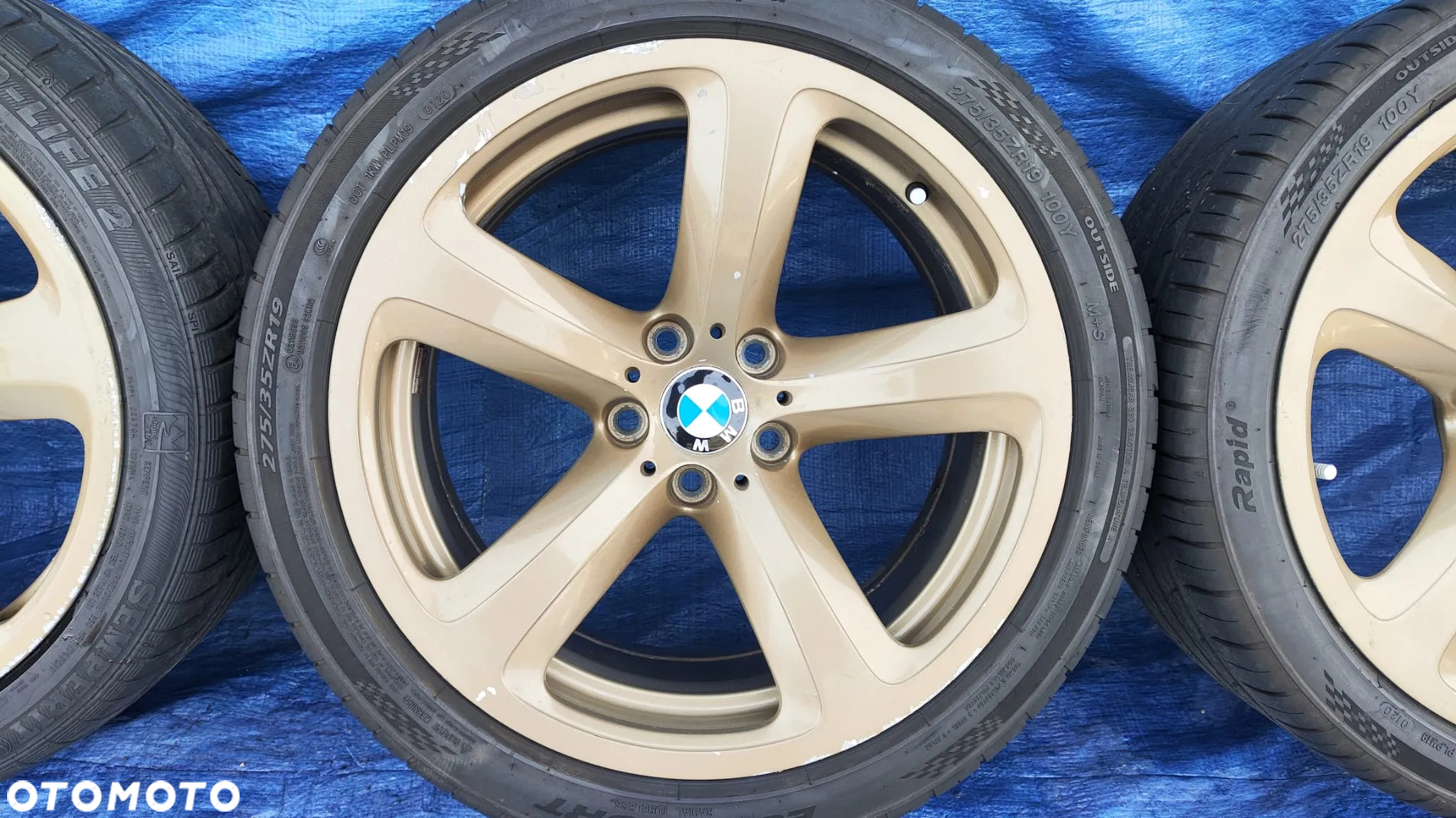 KOŁA FELGI ALUFELGI STYLING 249 5x120 8.5J 9J 19 ET14 ORYGINALNE 6777353 6777354 OPONY 245/40R19 275/35R19 BMW E63 E64 LCI LIFT - 5
