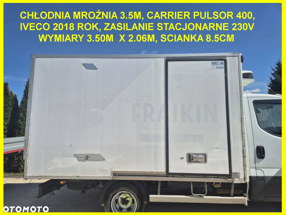 Chłodnia mroźnia 3.5m Iveco 2018 Carrier Pulsor 400, zasilanie stacjonarne 230v - 1