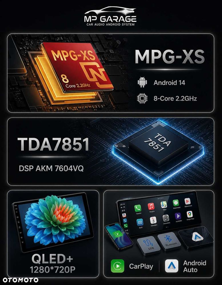 Honda Accord 8 USA Nawigacja Android CarPlay/AndroidAuto 4G Qled Montaż Gwarancja PL - 10