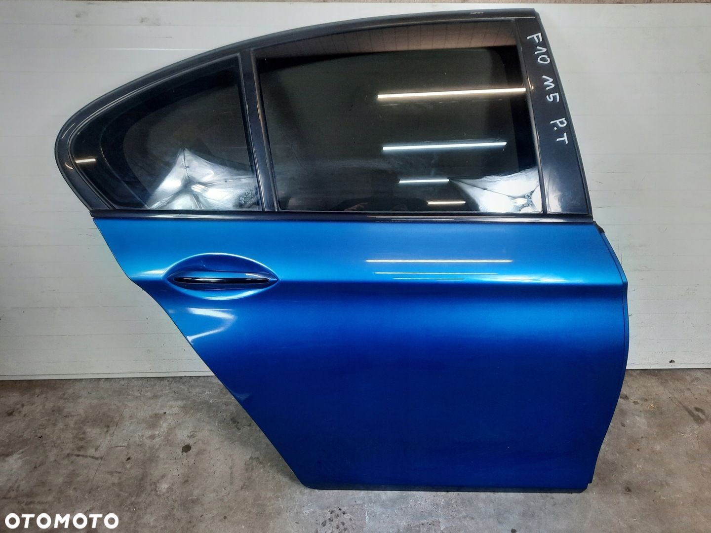 DRZWI PRAWY TYŁ BMW 5 F10 M5 MONTECARLO BLUE B05 - 1