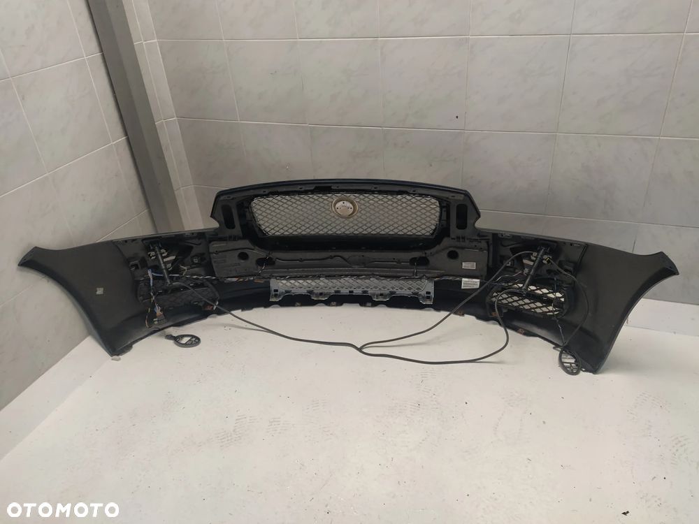 JAGUAR XJ X351 ZDERZAK PRZÓD PRZEDNI KOMPLETNY 4XPDC SPRYSKIWACZE GRILL ATRAPA CHŁODNICY ZNACZEK WIĄZKA ORYGINAŁ - 15