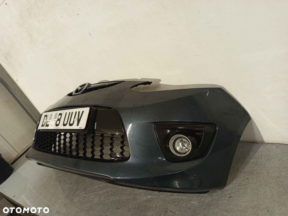 ^ ZDERZAK PRZÓD PRZEDNI MAZDA 2 DE TS 36C SZARY GRAFITOWY HALOGENY - 2