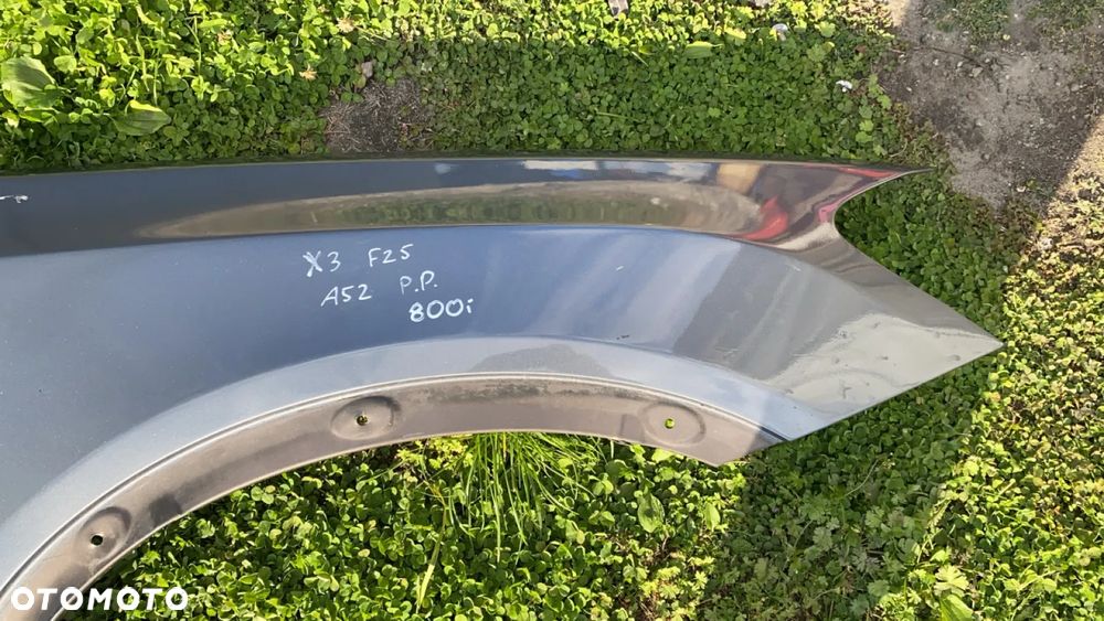 BŁOTNIK PRAWY PRZÓD BMW X3 F25 KOLOR A52 - 3