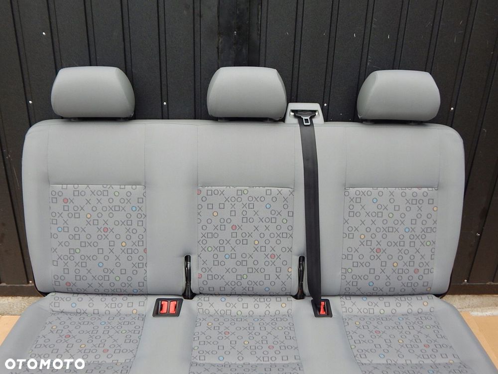 vw t5 caravelle fotel kanapa ławka trójka 3 rząd tył ox - 4