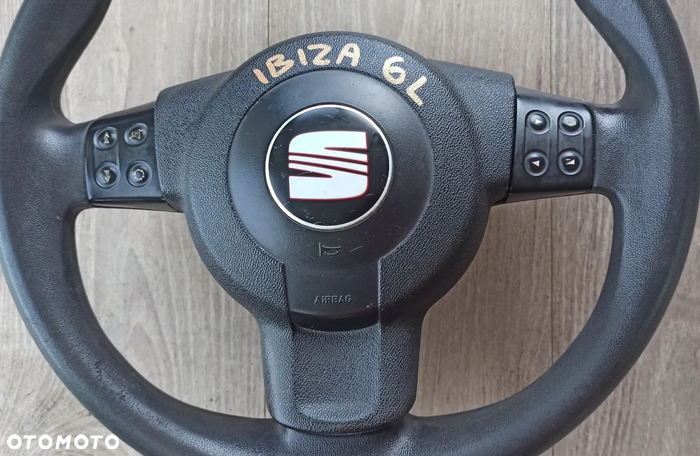 SEAT IBIZA 6L KIEROWNICA MULTIFUNKCJA - 2