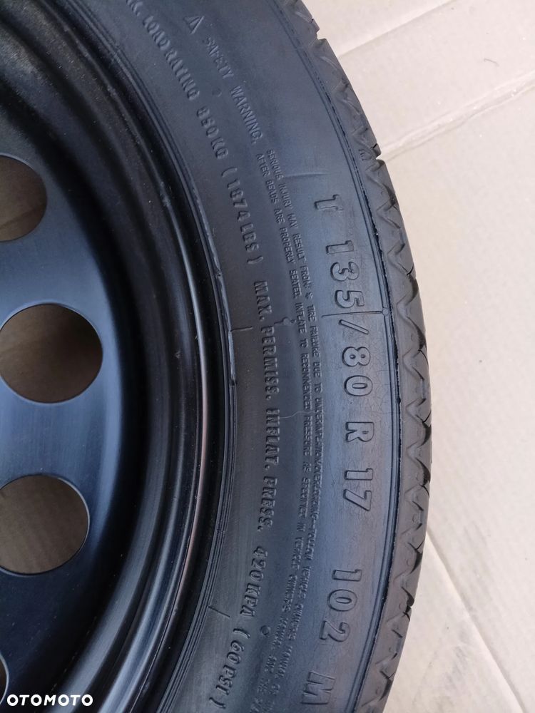 KOŁO DOJAZDOWE  Dojzadówka R17 BMW 3 (E90, E91)  BMW 5 E60 E61+ ZESTAW - 6