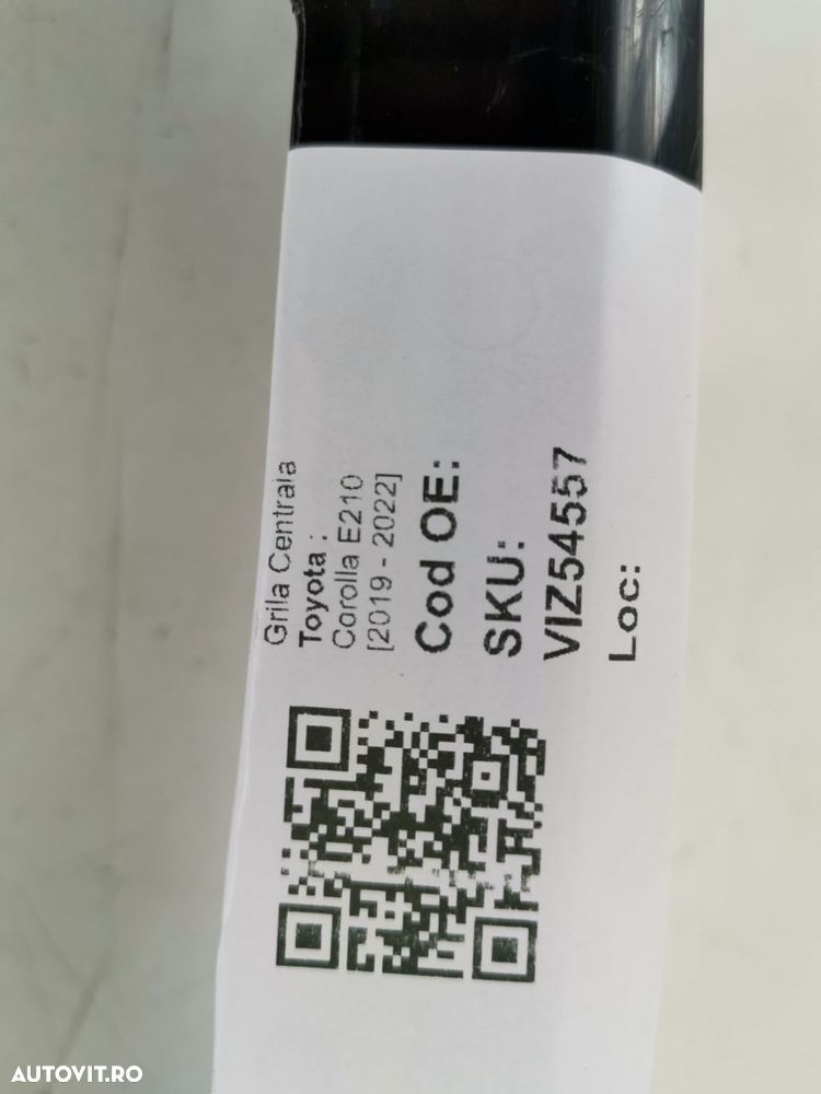 Grila Centrala Toyota  Corolla E210 2019 2020 2021 2022 Originala In S - 8