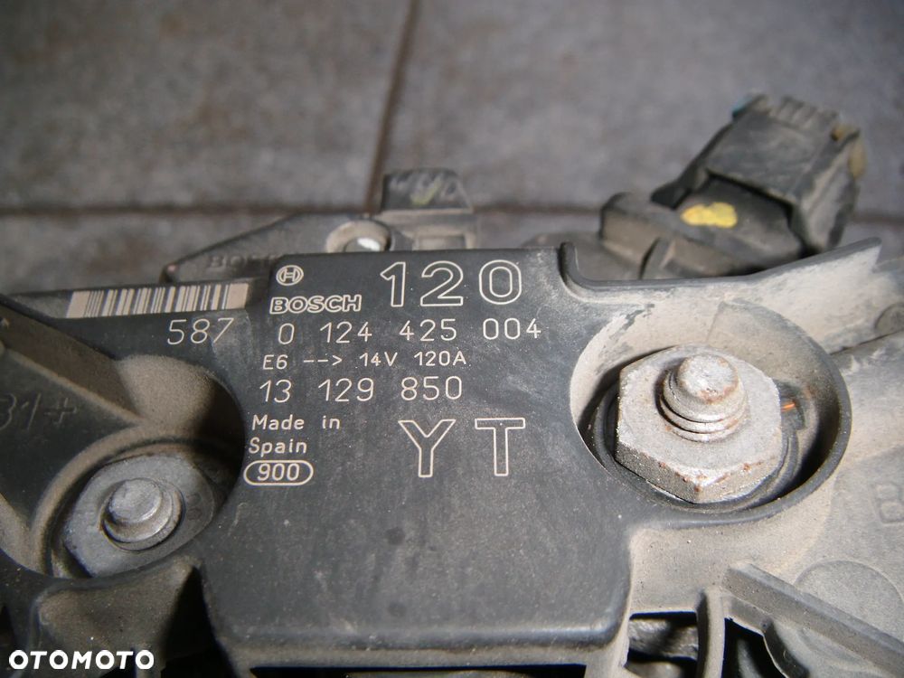 opel vectra c 2.2 direct alternator 0124425004 - 3