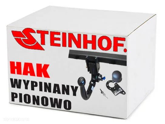 HAK HOLOWNICZY Z KULĄ WYPINANĄ PIONOWO ZABEZPIECZONĄ KLUCZYKIEM+MODUŁ13 TOYOTA AURIS HYBRID 2II 13+ - 14