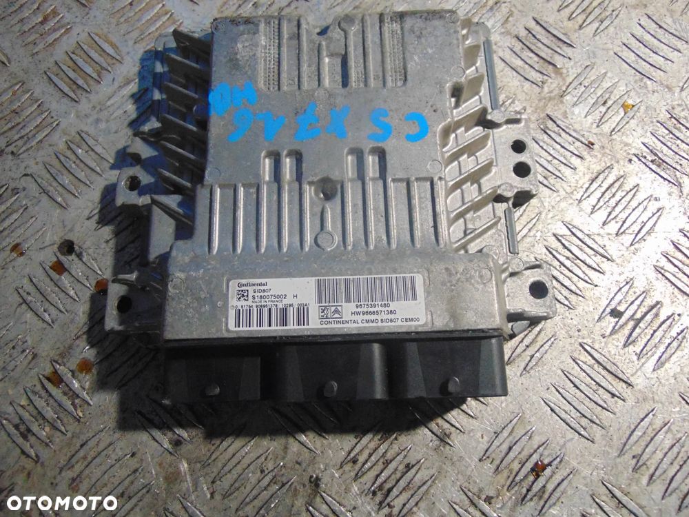Sterownik silnika citroen c5 x7 1,6 hdi 9675391480 - 3