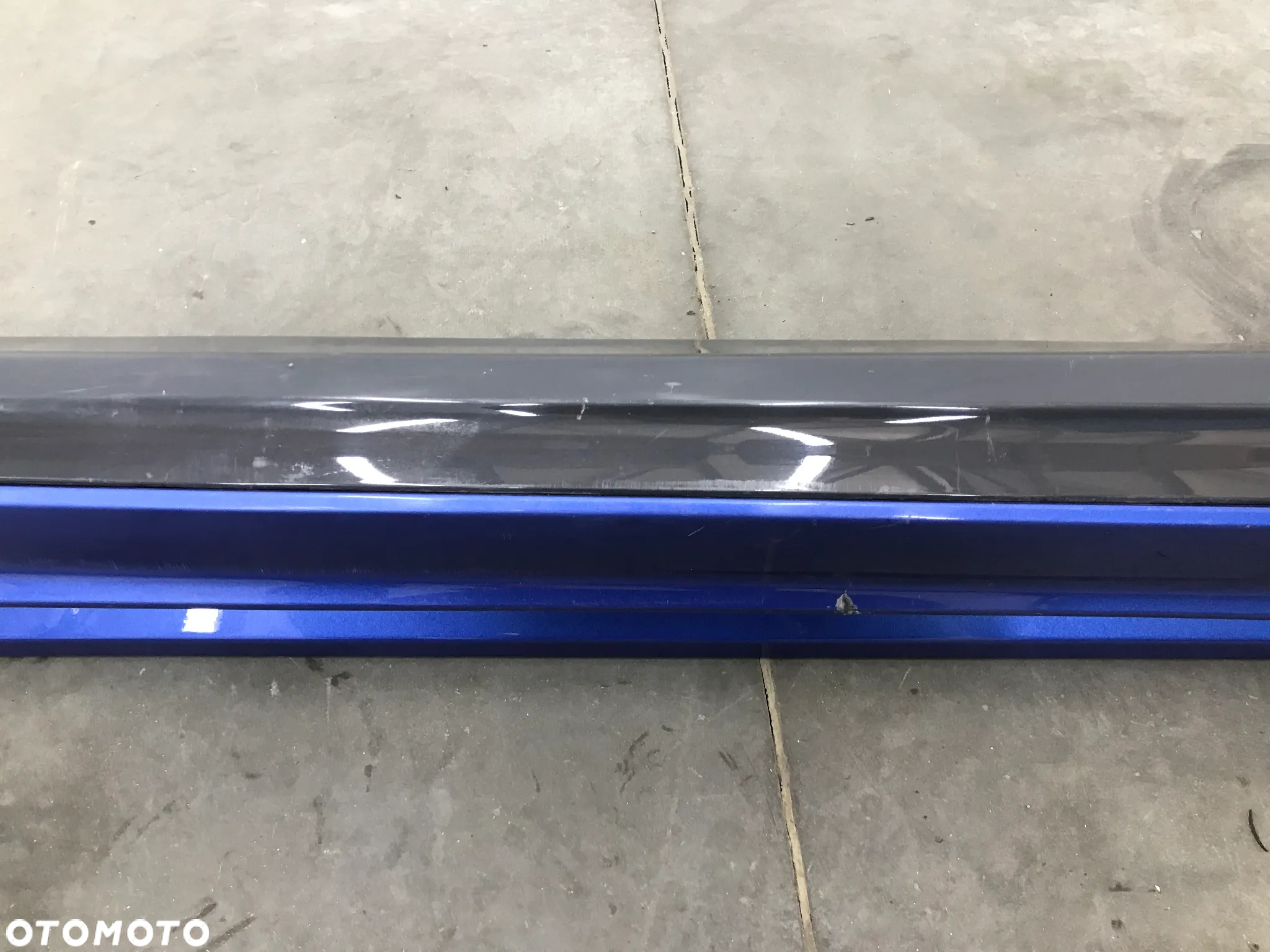 Nakładka progu BMW x6 G06 m-pakiet 19- prawa listwa progowa + ślizg KOMPLET 868012 868011 - 5