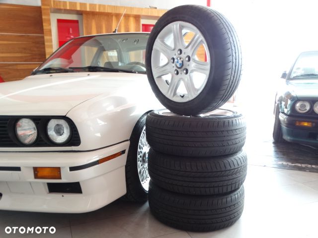 Koła Lato 16 Felgi Aluminiowe BMW Styling 377  7Jx16 ET40 Reflexsilber Opony Good Year Efficient 195/55R16 87V - 2