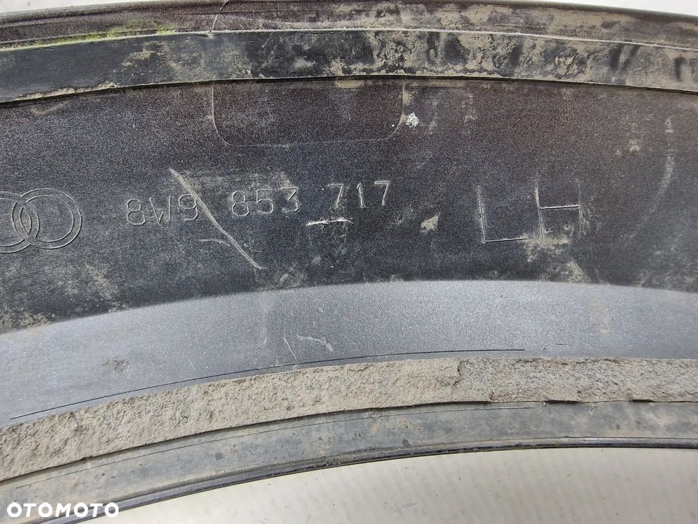 AUDI A4 B9 ALLROAD 15- LEWA PRZEDNIA PRZÓD LISTWA / NAKŁADKA BŁOTNIKA NR 809853717 , NR AUKCJI NB104B ( NB104 ) - 15