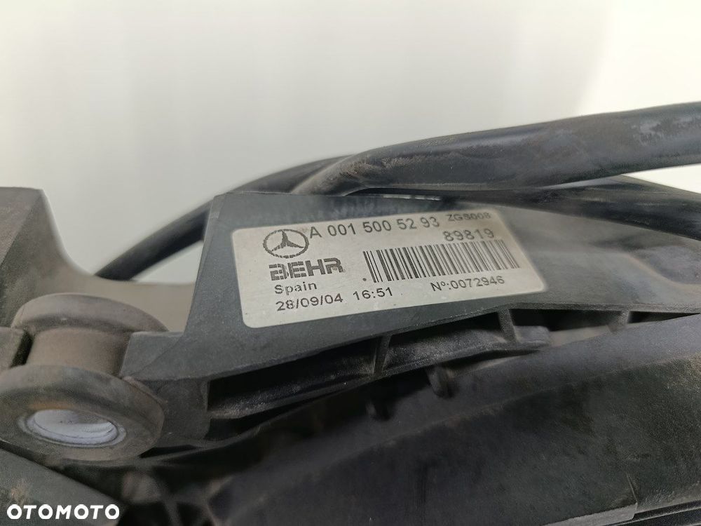 WENTYLATORY CHŁODNICY MERCEDES-BENZ VITO W639 A0015005293 BEHR 2.2 111 CDI - 5