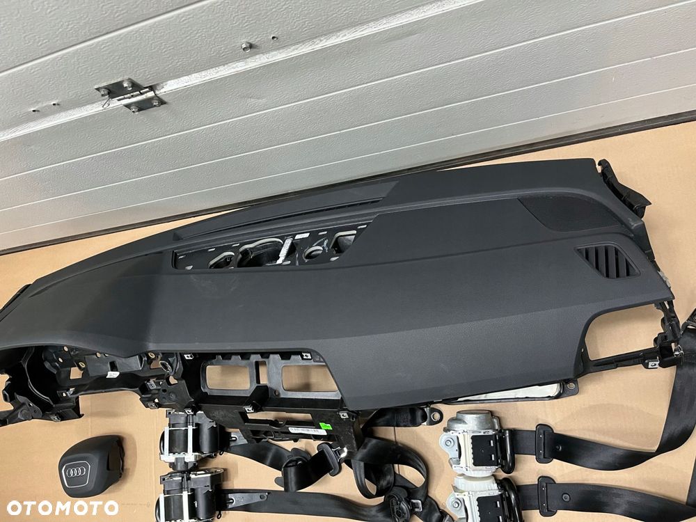konsola audi q5 80a deska airbag pasy kokpit audi sq5 sline komplet soul - 3