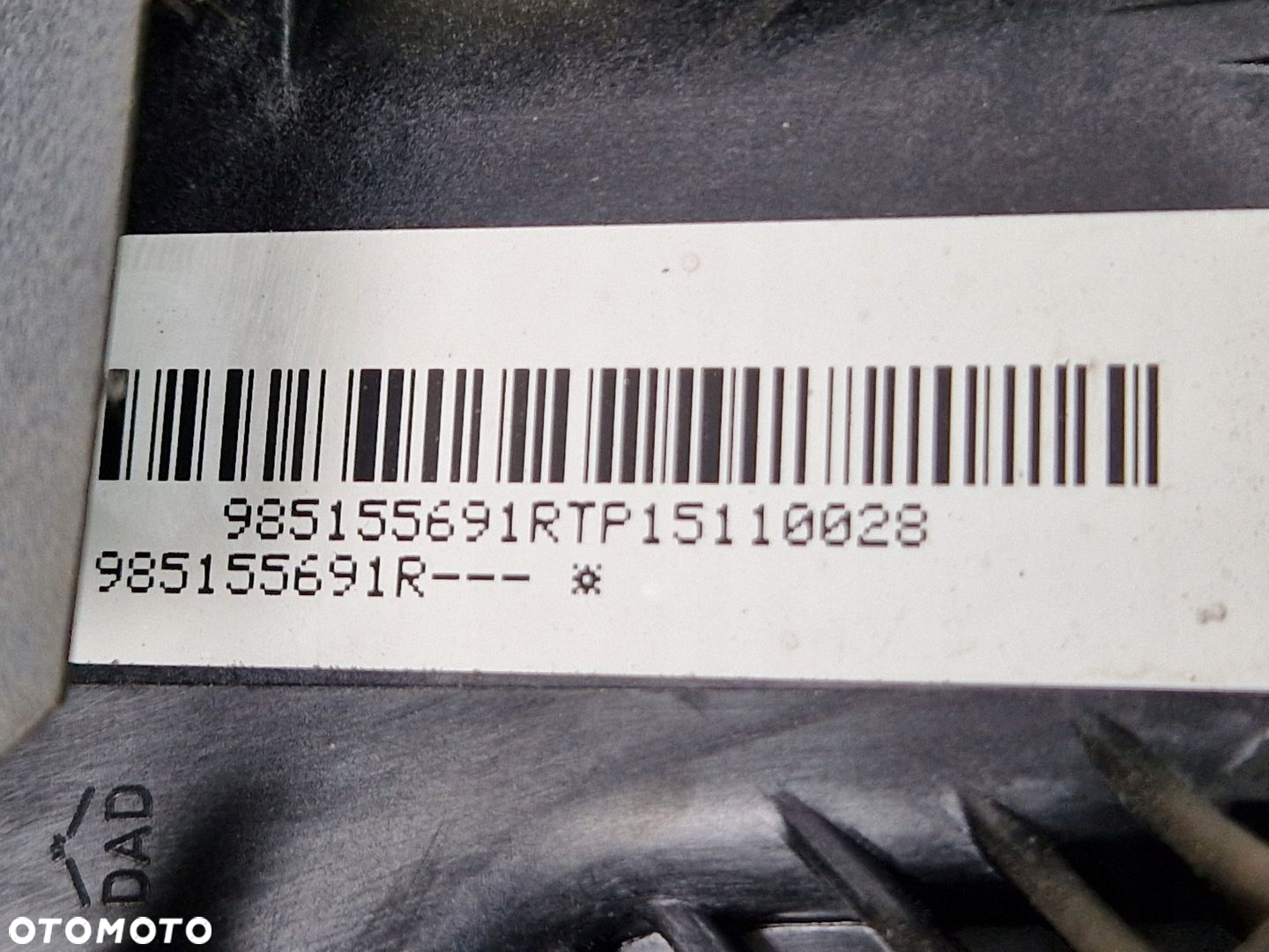 MASTER III 10- PODUSZKA POWIETRZNA AIRBAG PASAŻERA 985155691R - 4