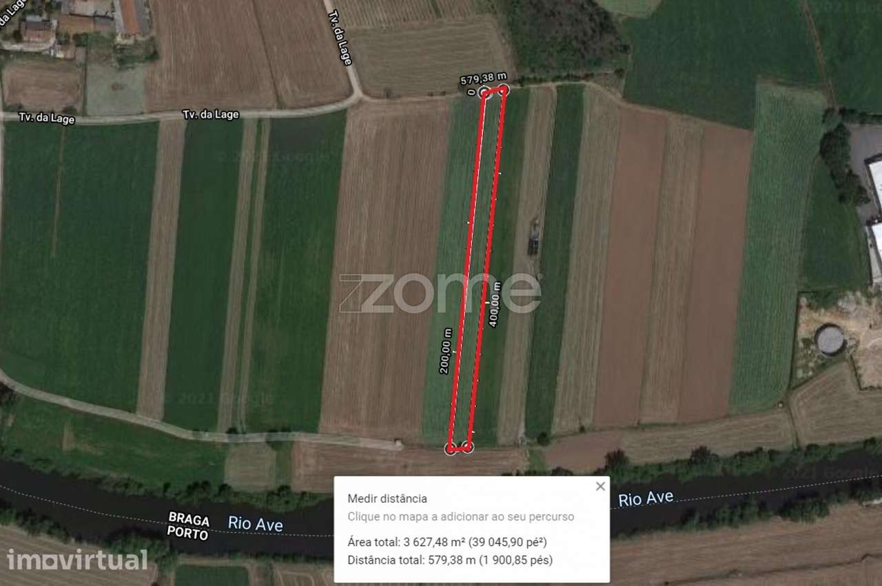 Terreno agrícola com 3.600 M2 em Fradelos Famalicão - Grande imagem: 3/15