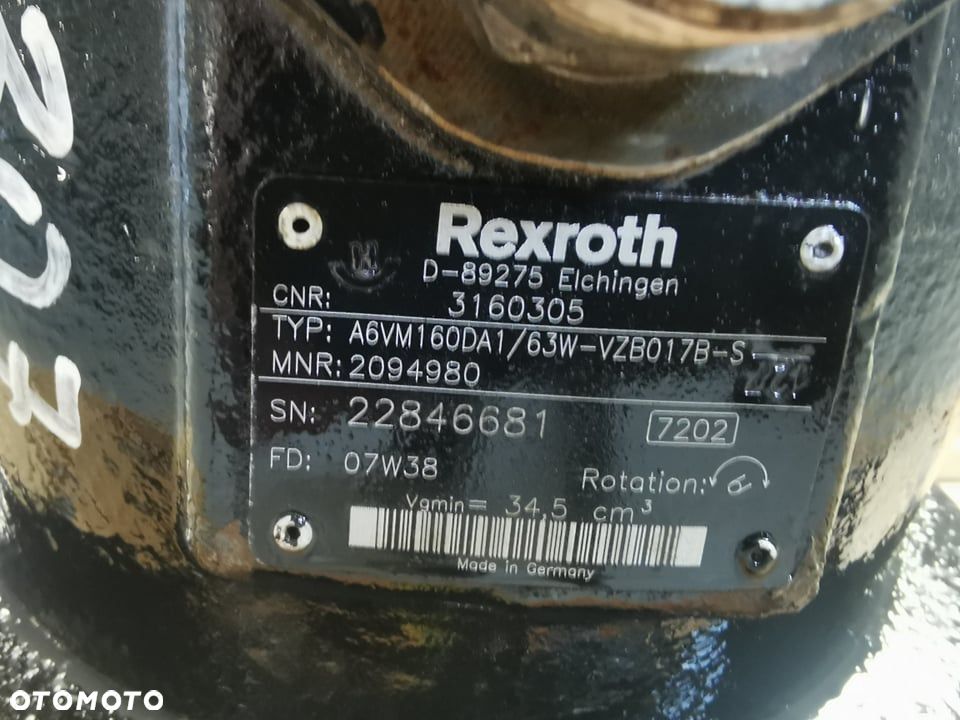 Silnik jazdy JLG 307 {Rexroth A6VM160DA1} - 8