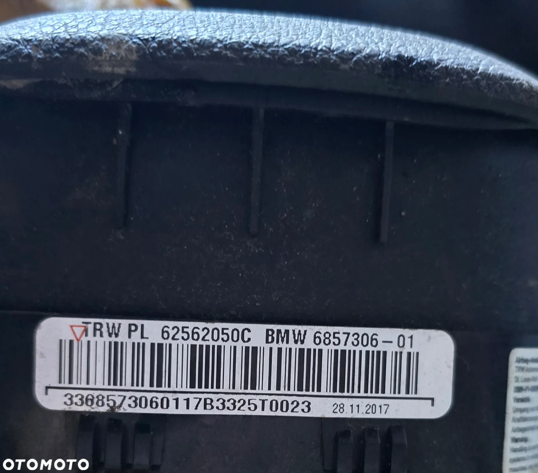 PODUSZKA POWIETRZNA AIRBAG KIEROWCY BMW F20 F30 F36 6857306 - 5