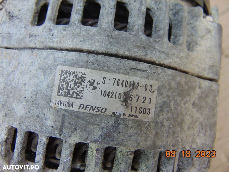 Alternator bmw g30 g31 f90 f10 f11 f20 f21 f22 f23 b47 x3 x4 f25 f48 f - 2
