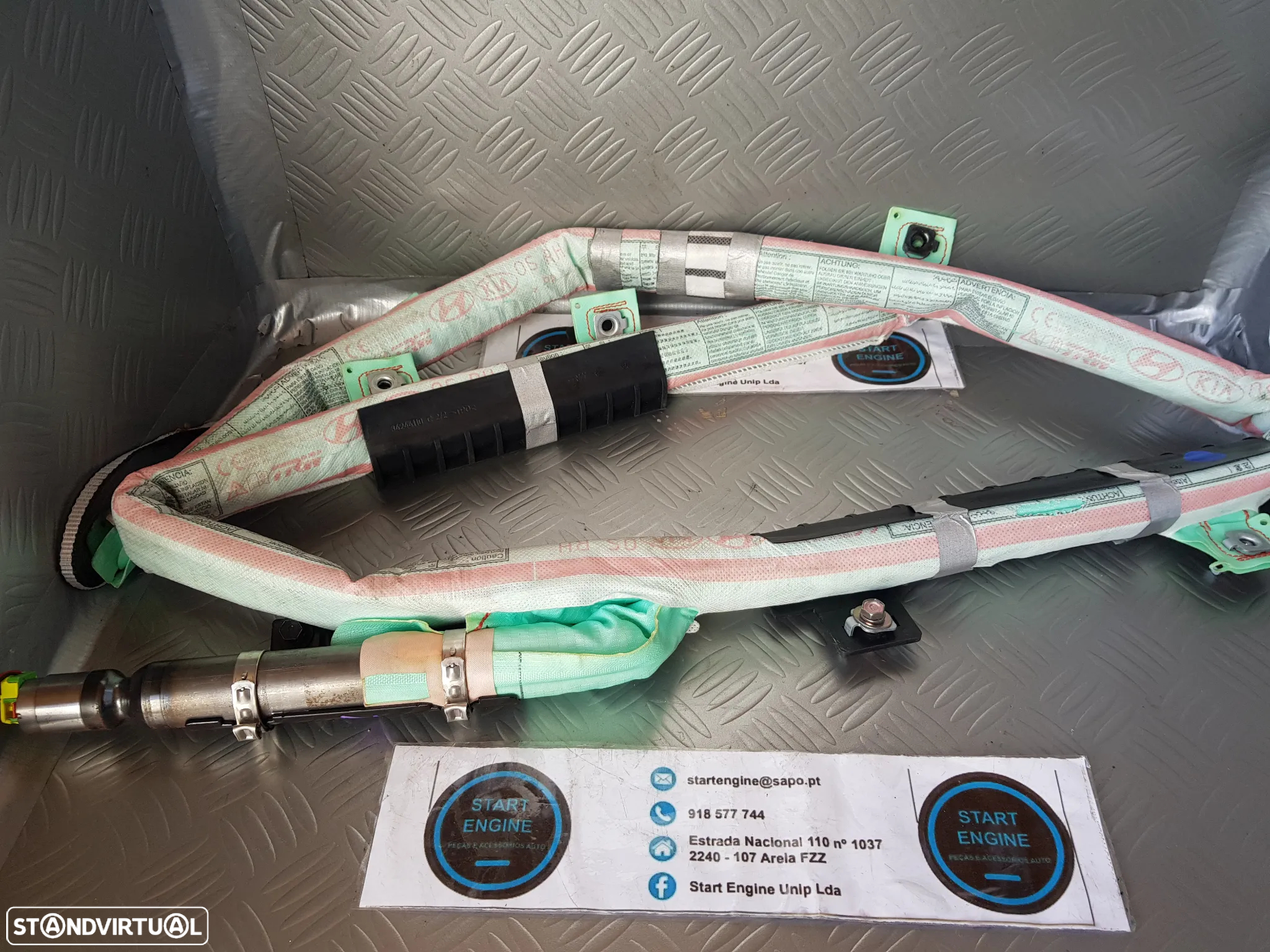 Cortina do Airbag Teto Hyundai Kauai Kona 2017-2023 - 2