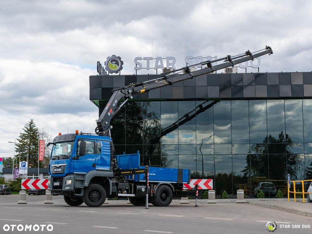 MAN TGS 18.460 4x4 HIAB 322 E-6 HIPRO HDS Żuraw - 4