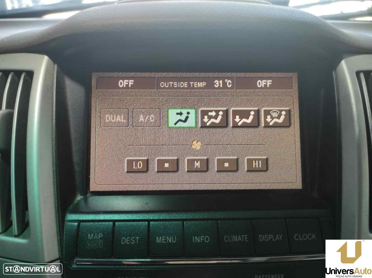 SISTEMA NAVEGAÇÃO GPS LEXUS RX 300(MCU35) LUXURY - 12