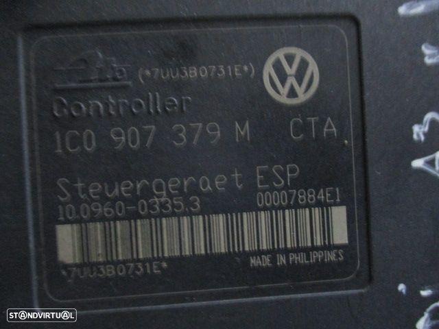 Abs 1C0907379M 1J0614517J AUDI A3 2002 1.9TDI SEAT LEON 2004 1.9TDI 150CV 5P PRETO VW GOLF 4 2002 1.9 TDI 0P VW GOLF 4 2000 1.6 I 0P - 1