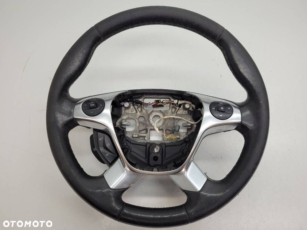 KIEROWNICA MULTIFUNKCYJNA SKÓRA CZARNA FORD TRANSIT CUSTOM MK1 - 1