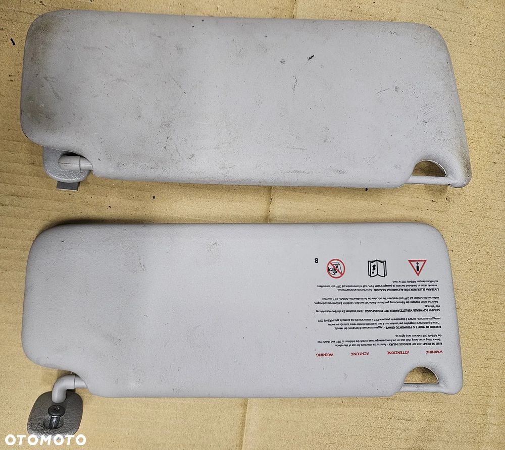 Renault Twingo II 2 osłona przeciwsłoneczna słonecznik prawa lewa - 1