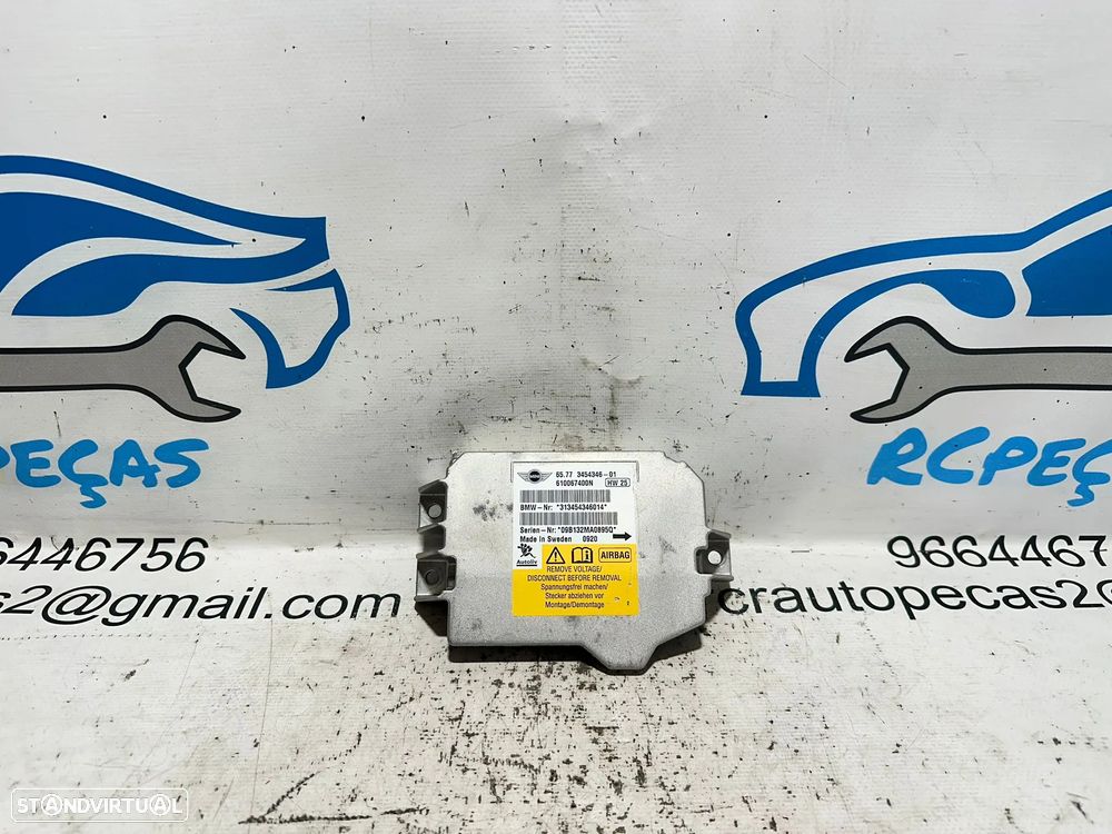 .Módulo Centralina Airbag SRS Original BMW Mini 3454346 2005 - 2016 - 1
