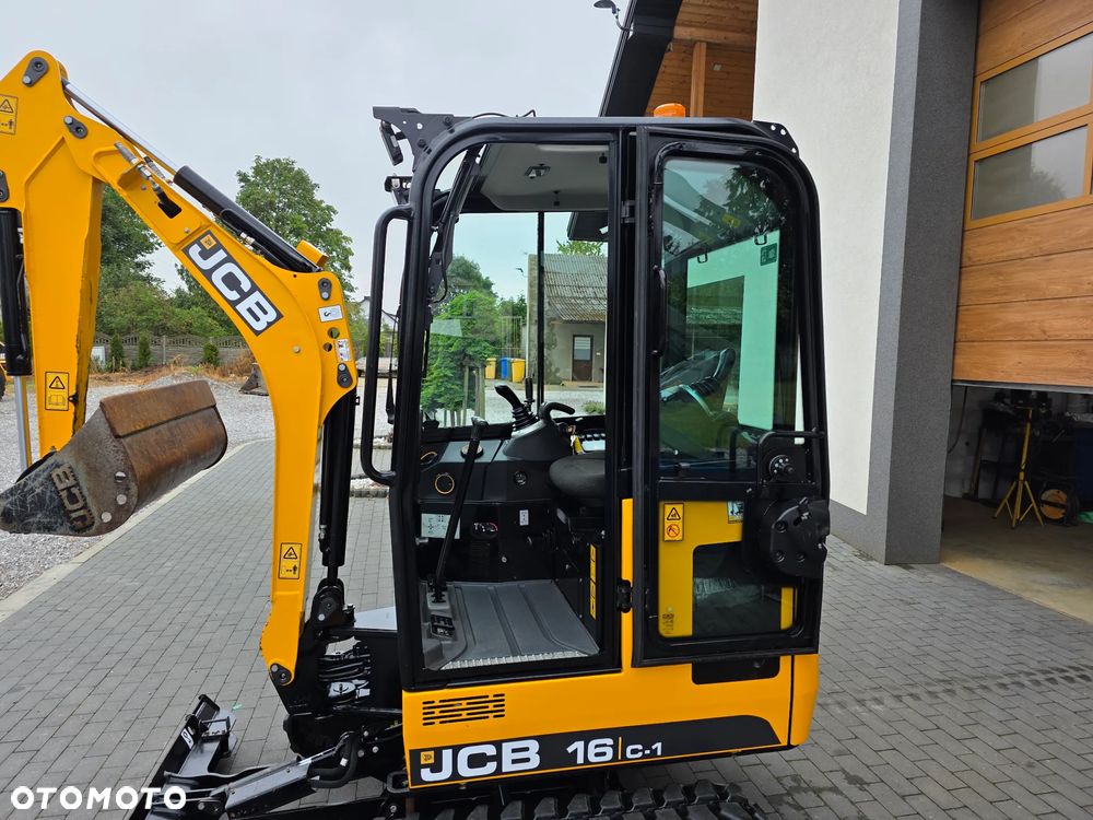 JCB JCB 16 C-1 mini koparka 3 łyżki szybkozłącze 19c1 sprowadzona 8018 serwisowana - 3