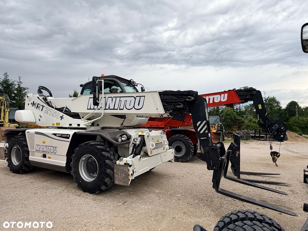 Manitou Ładowarka teleskopowa Manitou Mrt 2150 + Privilage Roto obrotowa 360 Pilot sterowanie radiowe Kosz Widły 2016/17 1840 2550 2540 silnik Mercedes 2150+ Merlo - 26