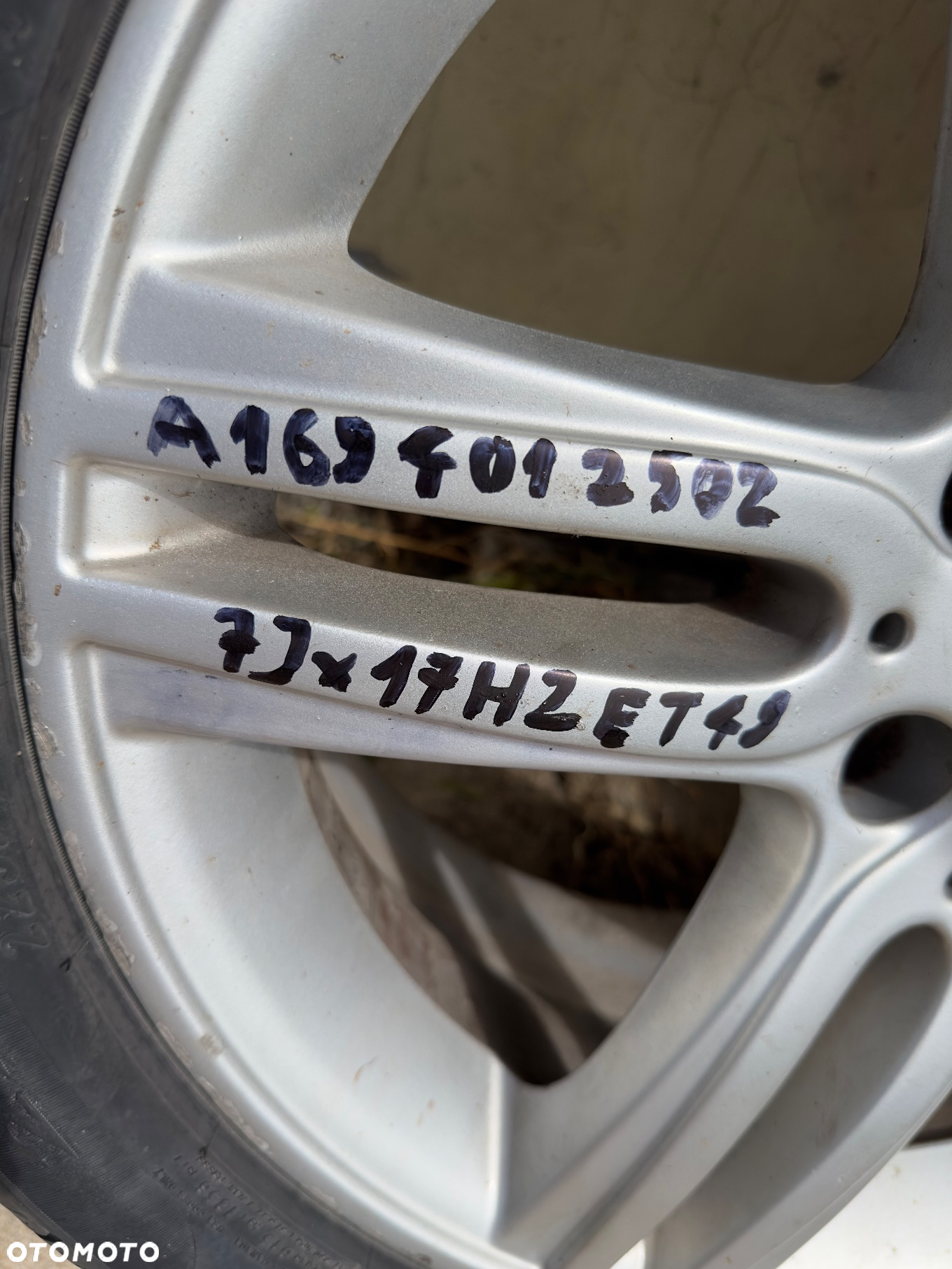 17’  Felgi aluminiowe oryginal  mercedes b 245 a169 lato zima - 3