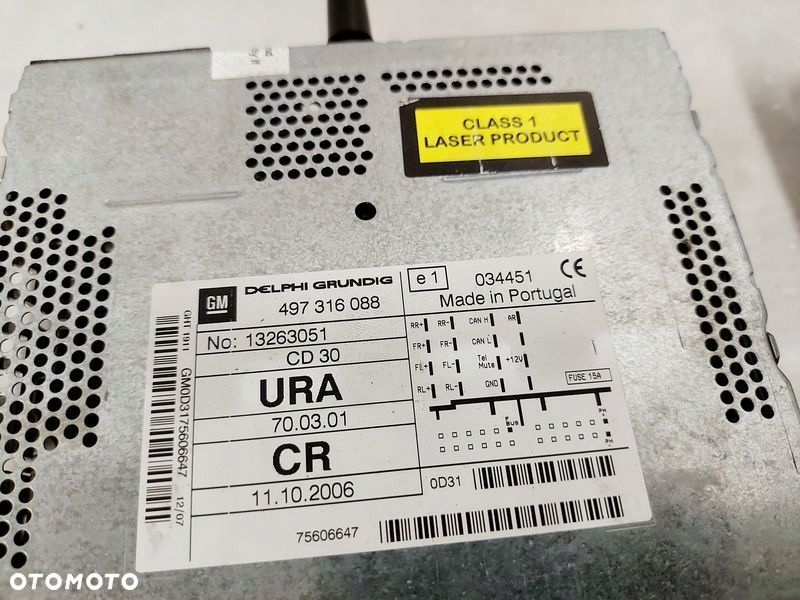 opel astra 3 iii h radioodtwarzacz wyświetlacz 565412769 - 4