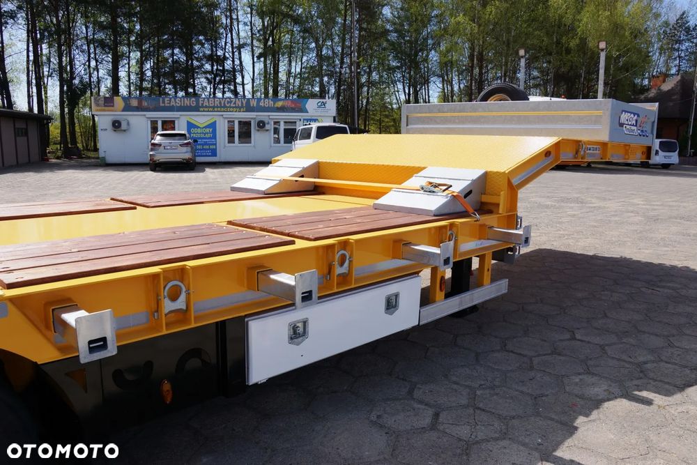 Inny 4 OSIOWA NACZEPA NISKOPODWOZIOWA - ZAGŁĘBIENIE NA ŁYŻKĘ KOPARKI - NAJAZDY HYDRAULICZNE - 23