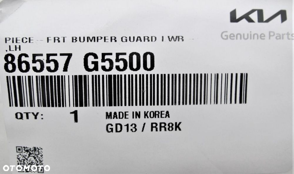 KIA NIRO 2017 2018 2019 2020 listwa zderzak L NOWA - 3