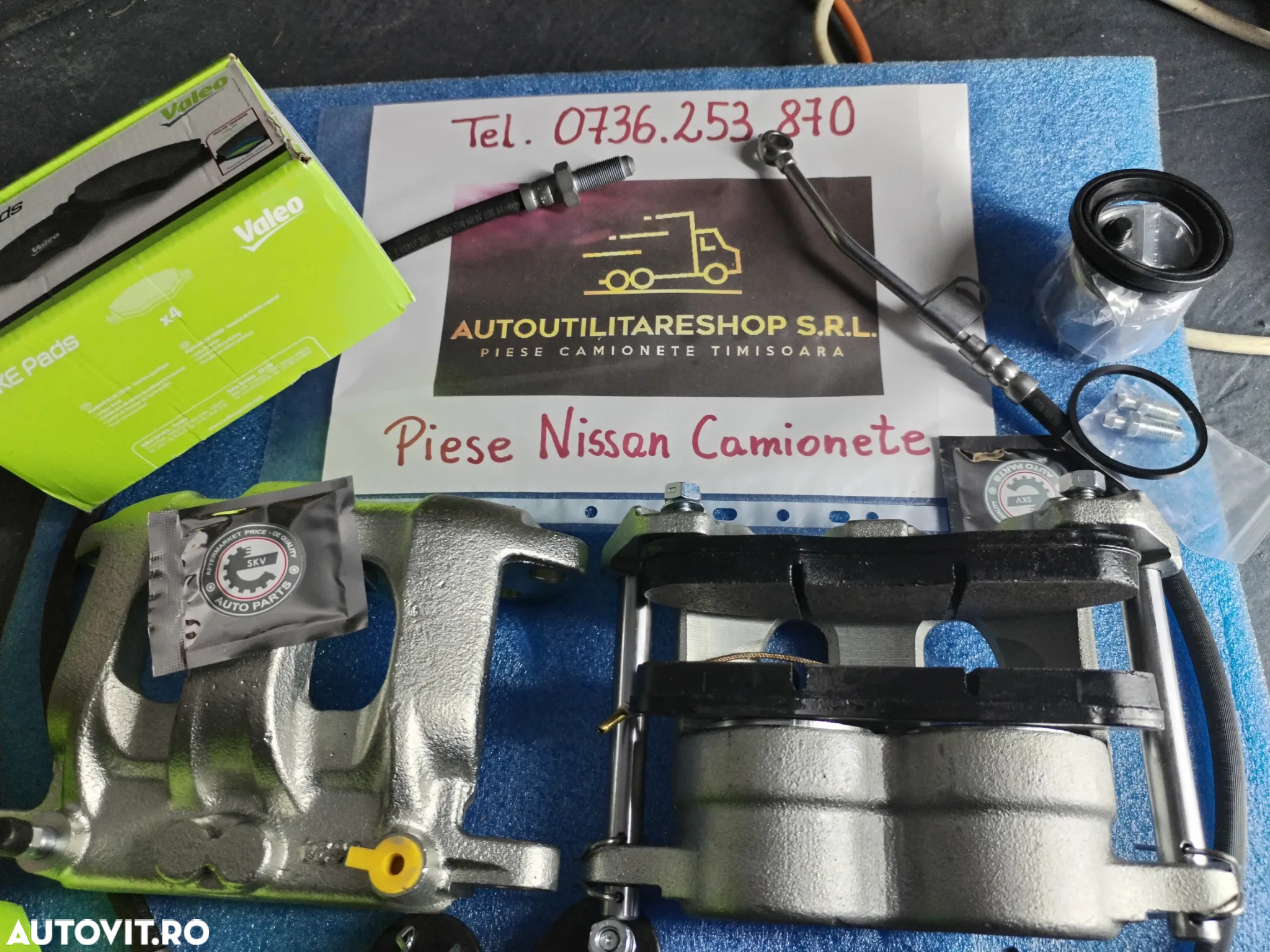NISSAN ATLEON ECO-T L35 SISTEM FRANARE ETRIER NOU CULISANTE PLACUTE FURTUNE KIT REPARATIE ETRIERI PIESE ECO-L 35-08 35-09 EBRO - 9