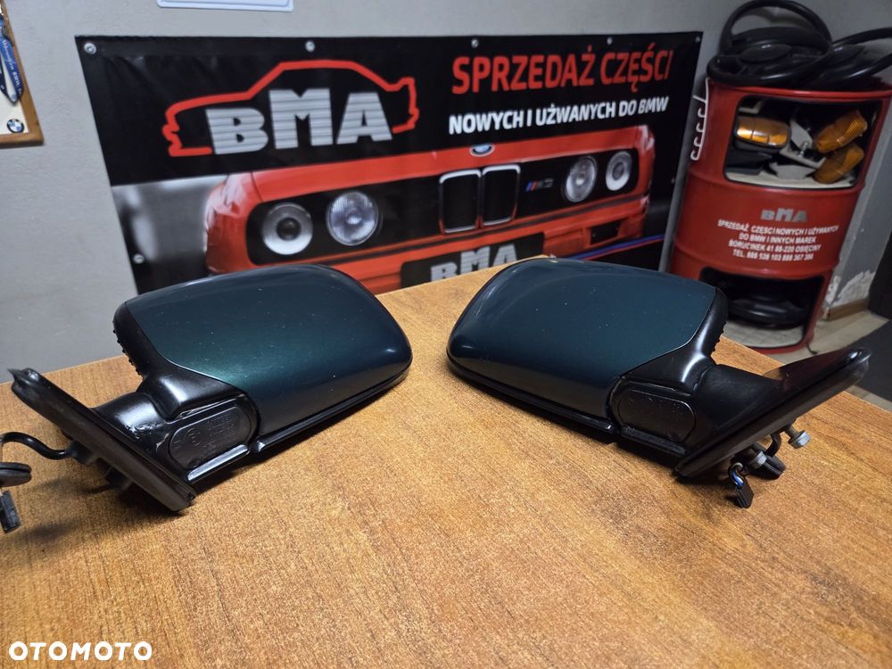 BMW E36 Lusterko Lusterka Prawe Lewe Farngruen Komplet Ładny Stan - 4