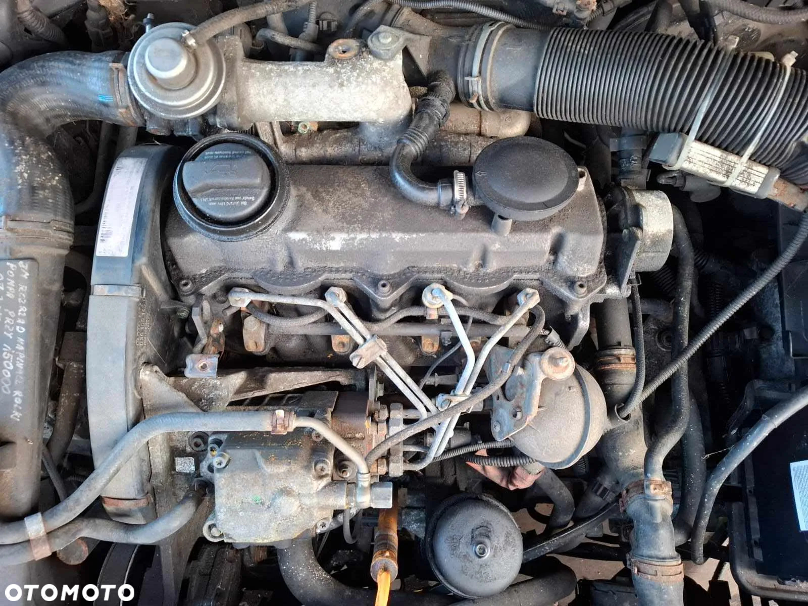 SILNIK KOMPLETNY 1,9 TDI 90KM ALH SKODA OCTAVIA TOLEDO GOLF IV AUDI A3 KOMPLETNY 188.000 KM - 2