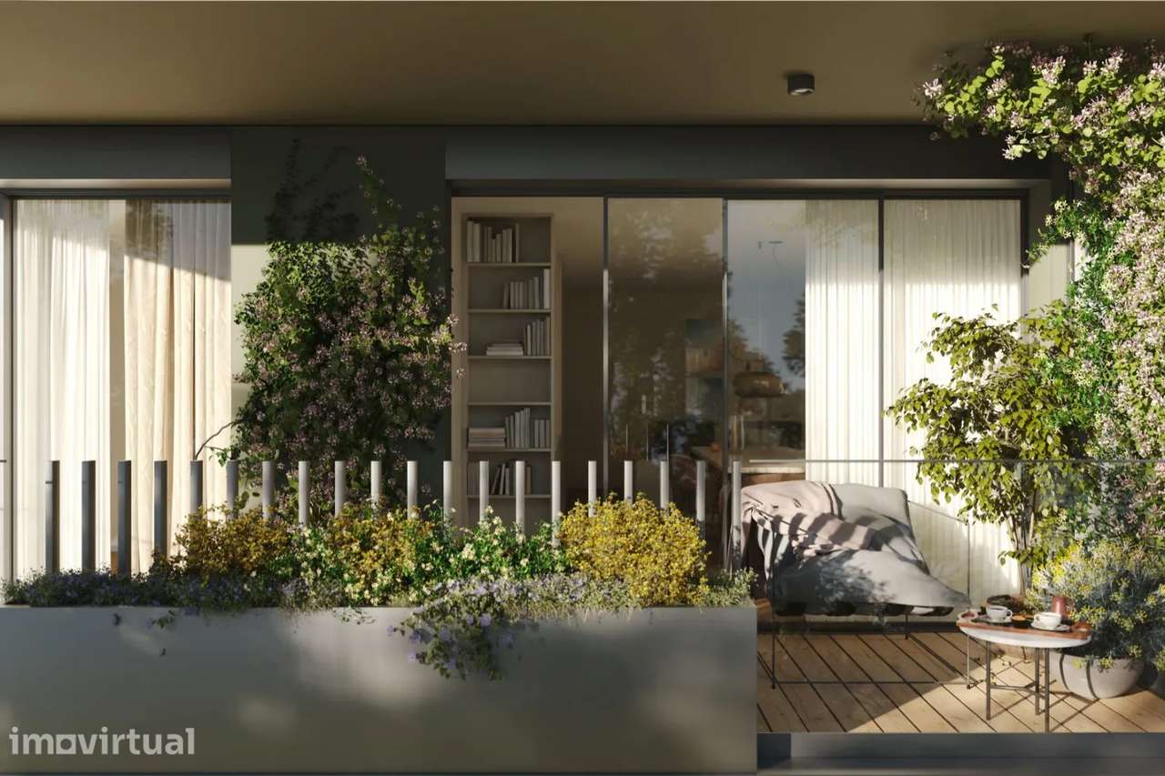 T1 Novo com Terraço e Lugar de garagem - Grande imagem: 2/7