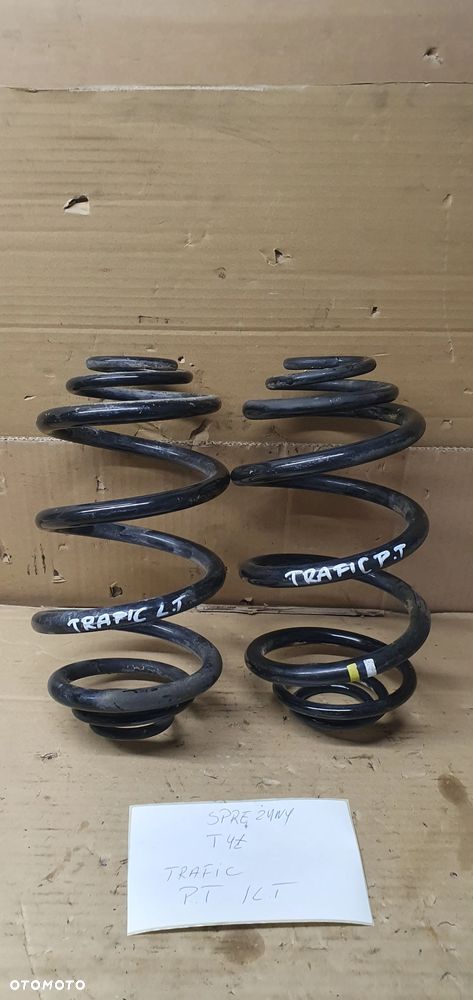 Sprężyny sprężyna tył tylne 2SZT Opel Vivaro B Trafic III - 5