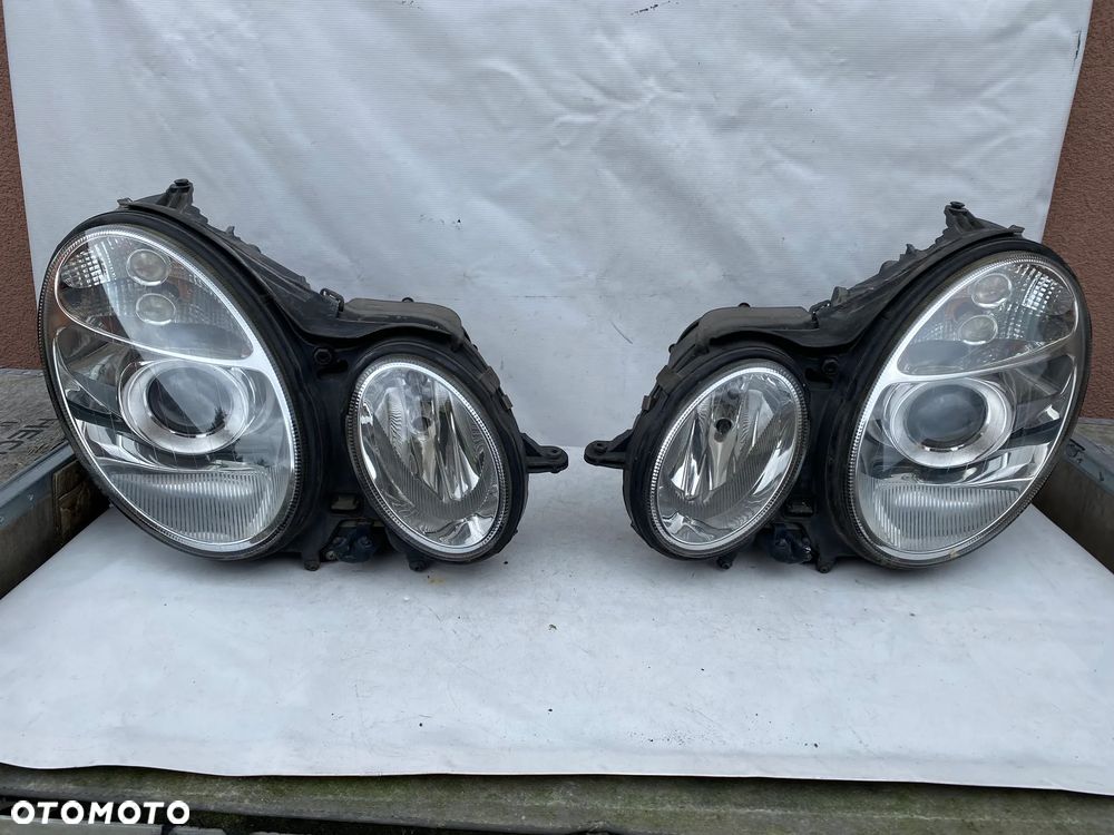 lampy e klasa w211 bi xenon komplet eu całe - 1